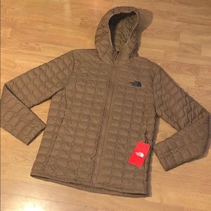 North Face Thermoball Hoodie Khaki 
